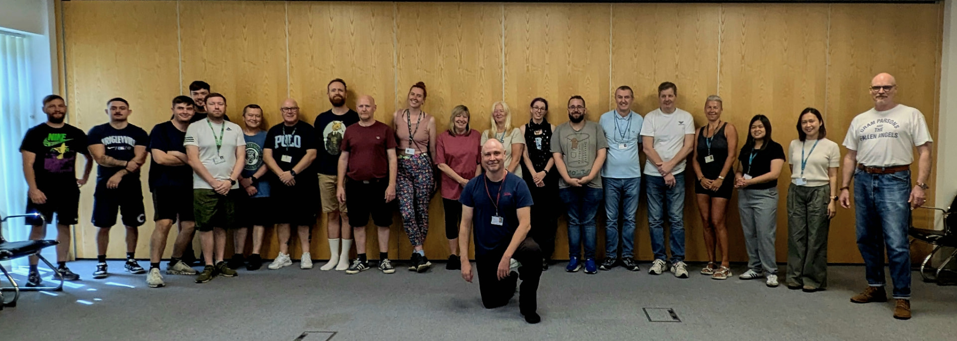 Another workplace team group photo after a Qigong taster session